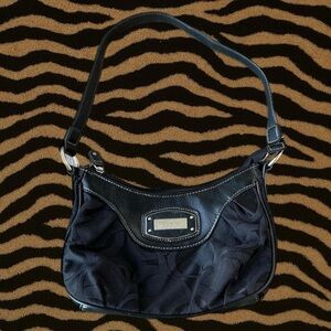 Rossetti Black & Silver Vintage Y2K Shoulder Bag